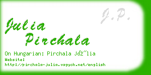 julia pirchala business card